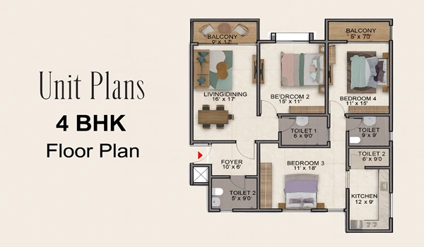 Prestige Hoskote Floor Plan